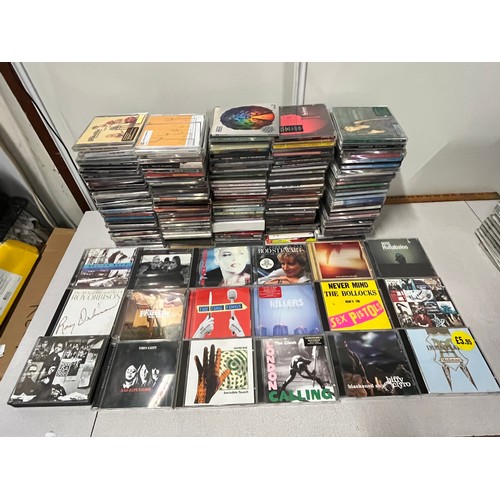 371 - Large selection of CD's to include U2, The Clash, Madonna, Sex Pistols etc.