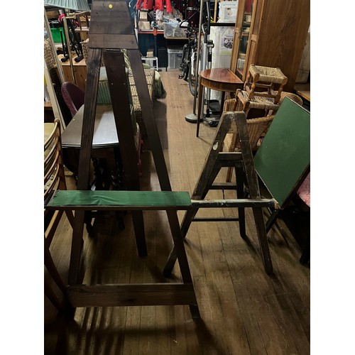 428 - 2 x vintage artists easels