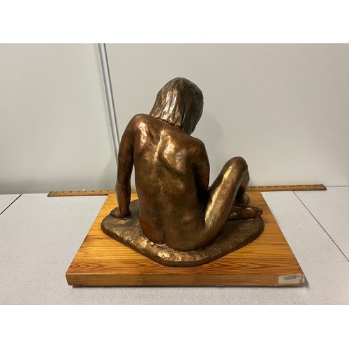 118 - Large artists study of nude female figure 'The bashful Maiden' by Joyce Cowie
38cm x 46cm