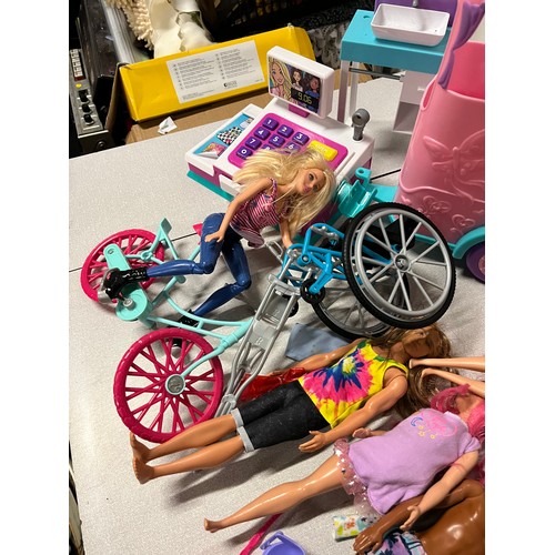 327 - Large collection of Barbie dolls and accessories.