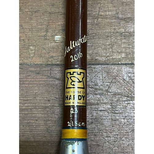 225 - Hardy saltwater 8ft 20lb rod with original Hardy bag.