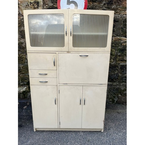 23 - Vintage 1950's Hygena kitchen cabinet
180cm h x 110cm w x 40cm d