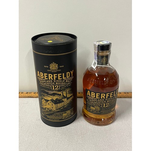 24 - Aberfeldy single malt 12 year old scotch whisky