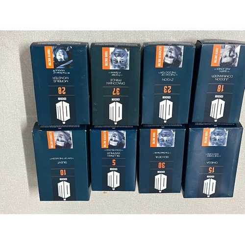 40 - 8 x boxed Doctor Who figures.