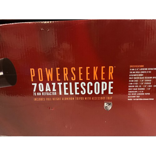 345 - Powerseeker 70AZ telescope.