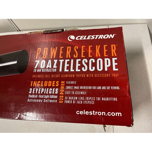 345 - Powerseeker 70AZ telescope.