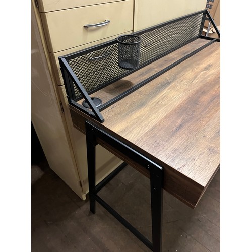 140 - modern wood & metal desk
107cm l x 51cm d