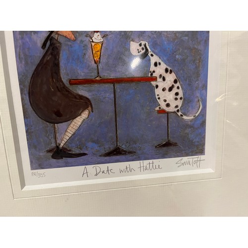 165 - 2 signed limited edition giclée prints by Sam toft (power nap & a date with Hattie) wit certificates... 