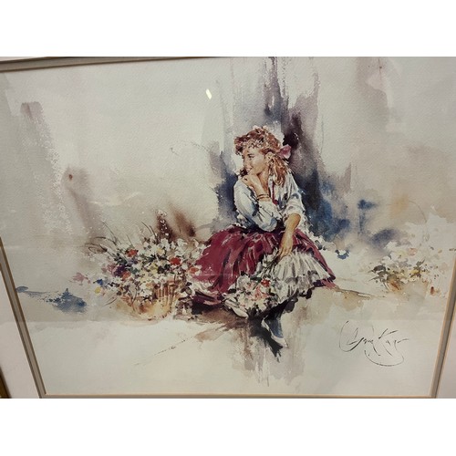 181 - Framed print 'My Fair Lady' by Gordon King.
70cm x 60cm