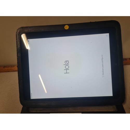 197 - 16 gb iPad with case & charger has been factory reset