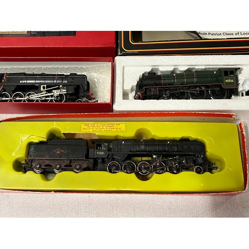 285 - 3 boxed horby engines & tenders