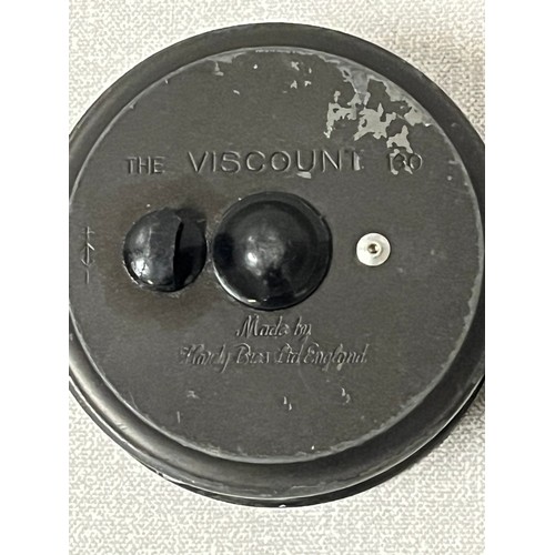 55 - Hardy Bros 'The Viscount 130' fly fishing reel.