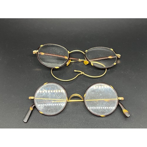 48 - Pair of vintage Algha (Savile Row Glasses) along 1 other.