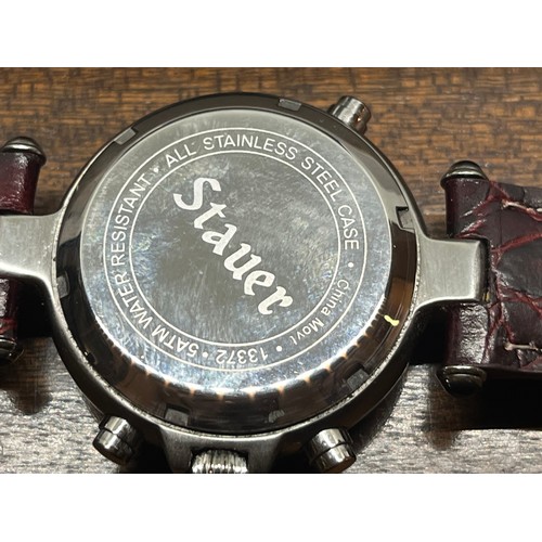 73 - New Stauer Graves Men's Automatic Watch with original box.