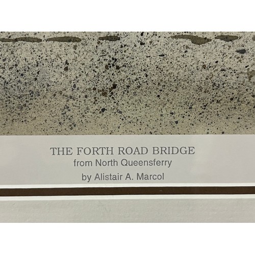 244 - signed limited edition print of the forth road bridge by Alistair a. marcol
74 x 59cm