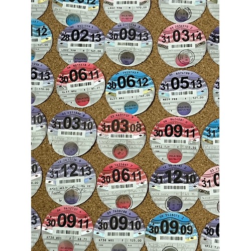 345 - Quantity of tax discs