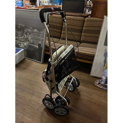 358 - Cielo stroller/rollator with matching bag.