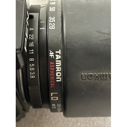 432 - Pentax SFX camera with pentax lens & Tamron lens.