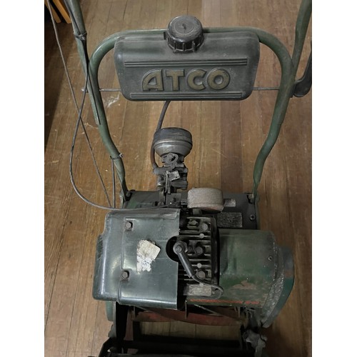 438 - Vintage acto petrol lawn mower