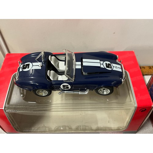 480 - 11 classic cars to include Corgi tram lines, Majorette Shelby cobra spider & Delprado Fire engine et... 