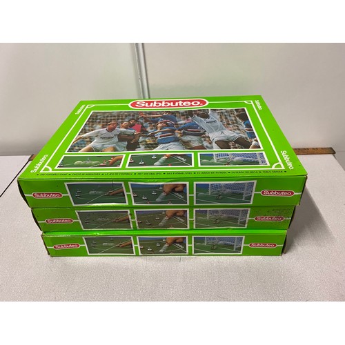 302 - 3 Subbuteo sets.