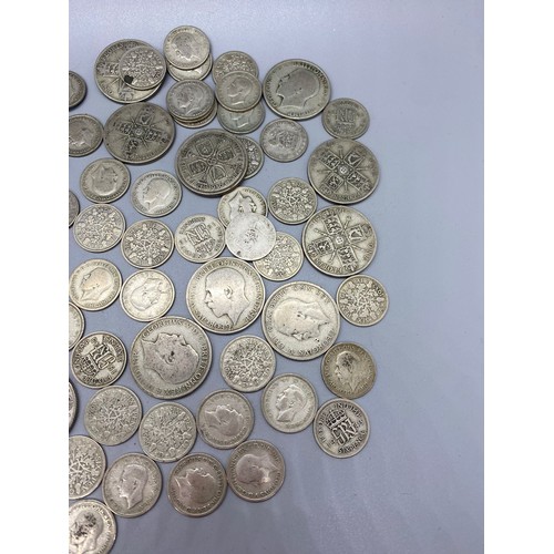 128 - Large qty of silver coins.
418grams