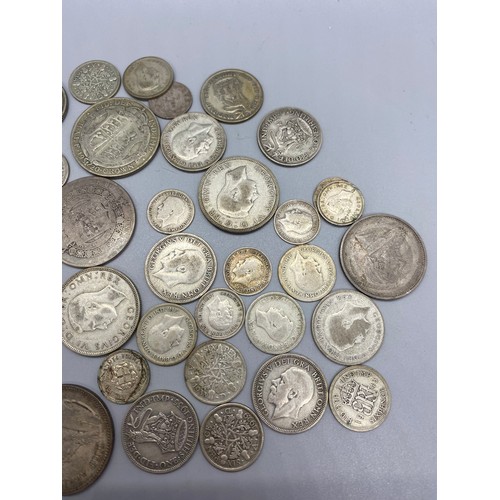 135 - Collection of silver coins.
199grams