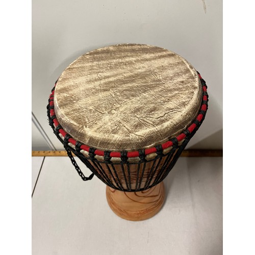 233 - African Djembe drum 
59cm h