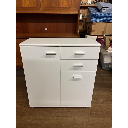 397 - Modern 2 door 2 drawer cabinet.