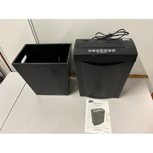 406 - Ryman CC12 paper shredder & bin