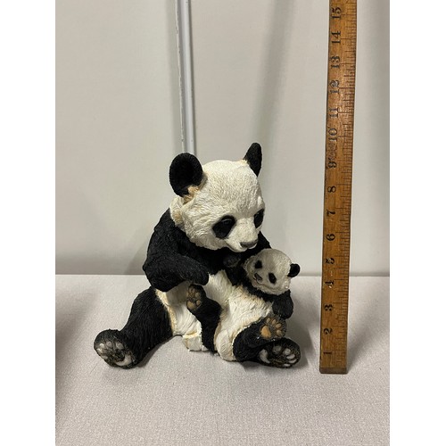 28 - Country Artists Giant Panda & Cub 'Loving Embrace' with original box.
24cm h x 23cm l