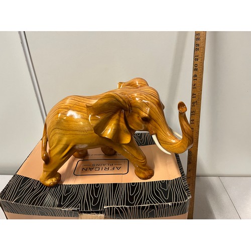 72 - Large boxed African Plains elephant
40cm l x 25cm h