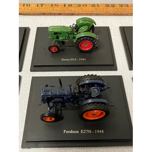 193 - Collection of model tractors to include Massey Ferguson and Porsche super etc