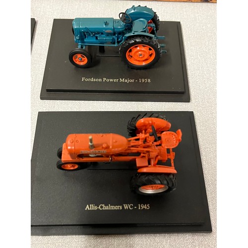 193 - Collection of model tractors to include Massey Ferguson and Porsche super etc