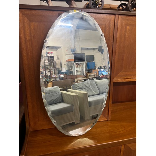 342 - vintage bevel edge mirror
68cm l