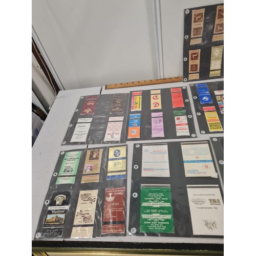 508 - Collection of match box covers & cigarette cards.