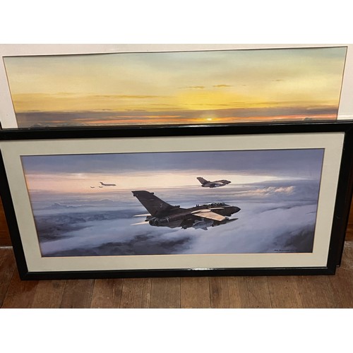 511 - 4 framed Military plane pictures to include spitfire etc.
Largest 85cm x 65cm