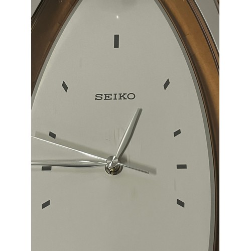 483 - New & boxed Seiko wall clock.