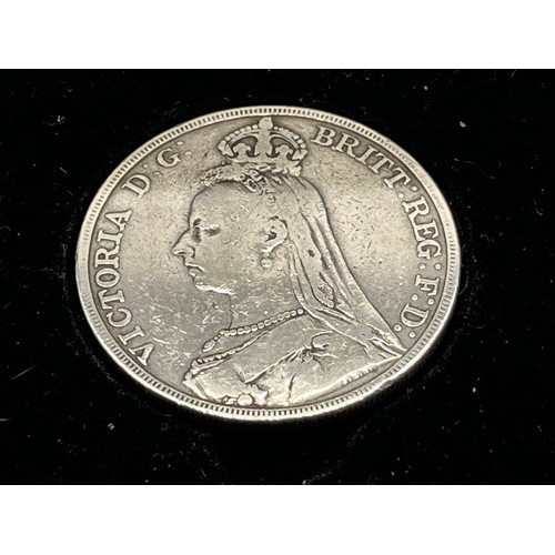 15 - queen victoria 1892 silver crown