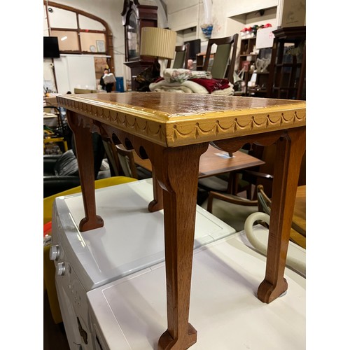 245 - small solid wood side table