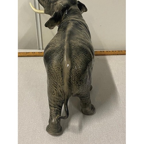 106 - Large vintage Beswick elephant stamped to the foot. 43 x 30cm