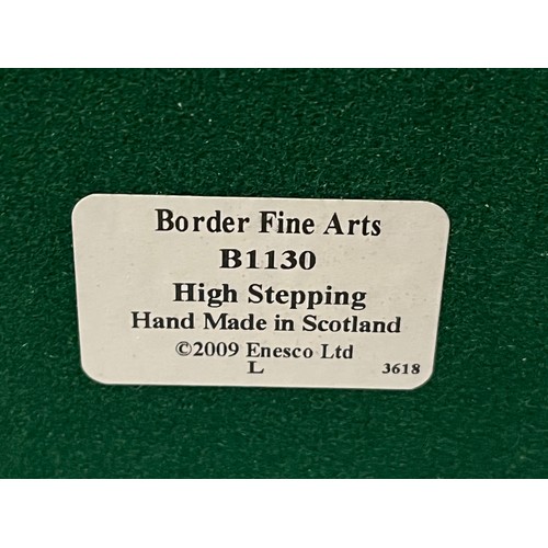 207 - Limited Edition Border Fine arts 'High Stepping' by Ray Ayres 110/500 with certificate & original bo... 