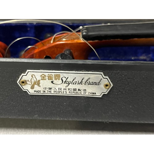 96 - violin with bow & case