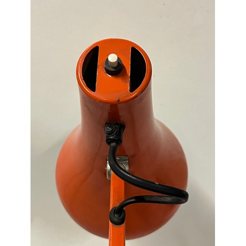 98 - vintage orange anglepoise desk lamp