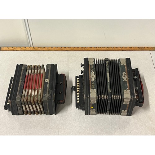 131 - 2 vintage accordions to include generel tom thunb & sovereign