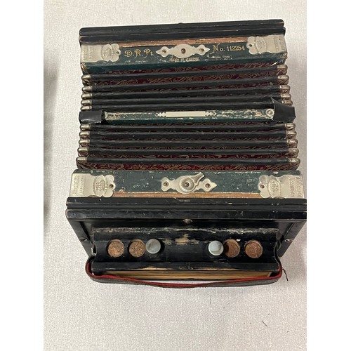 131 - 2 vintage accordions to include generel tom thunb & sovereign