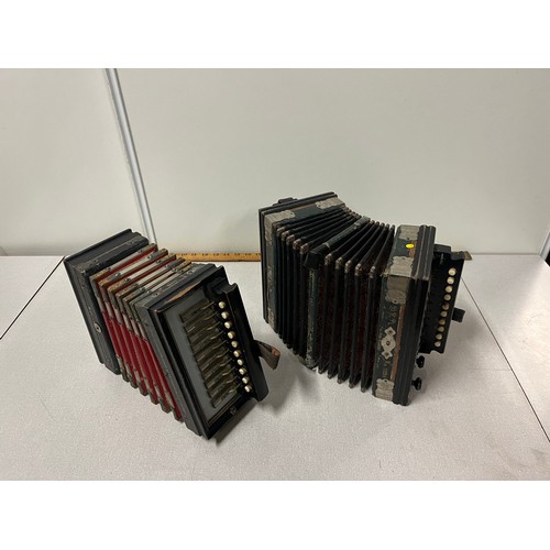 131 - 2 vintage accordions to include generel tom thunb & sovereign