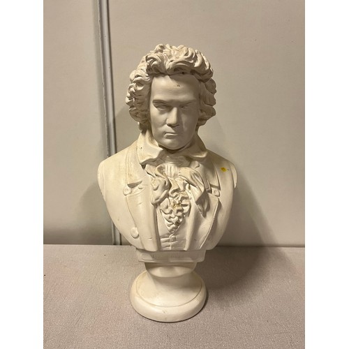 180 - large plaster bust of beethoven
43cm tall