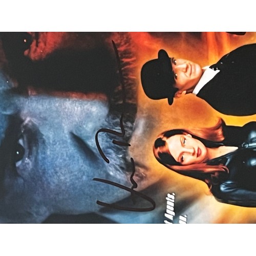 182 - the avengers movie photograph signed by sean connery, uma thurman & ralph fiennes with movie books