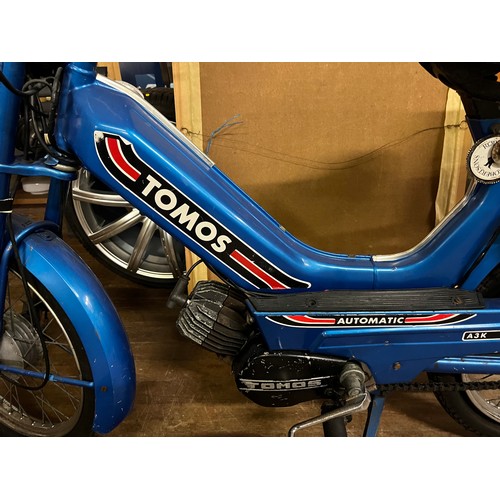 271 - Vintage Tomos automatic A3K Moped. untested.